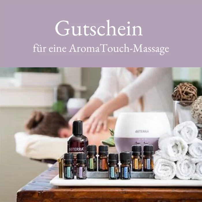 Gutschein für eine Aromatouch-Massage